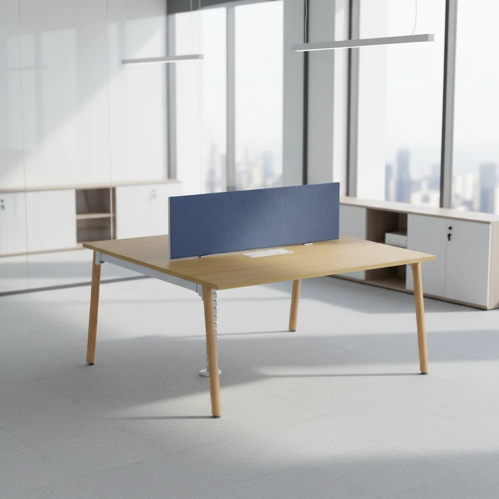 Professional Workstation Cabinet Support Aluminum Legs Office Desk Storage System Modern Layout 2