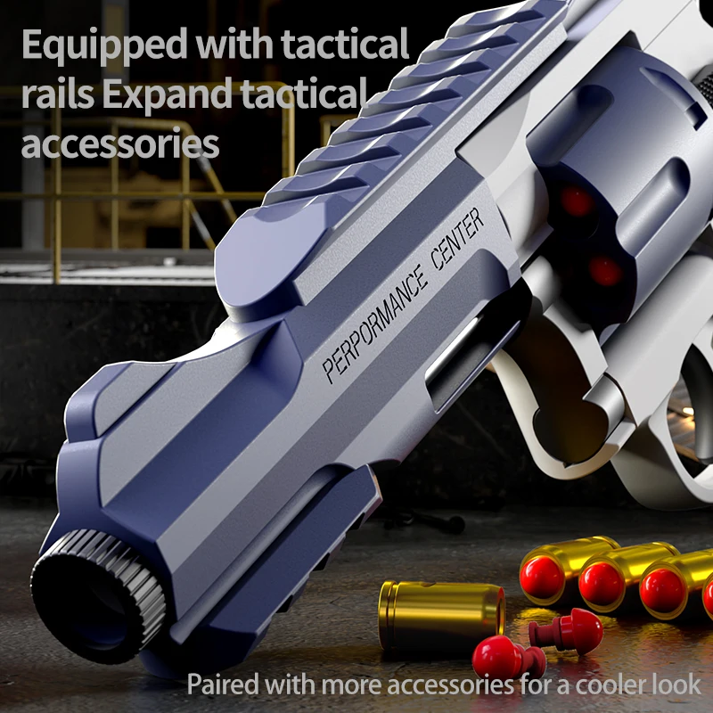 Latest Design ZP-5 for Toy Gun for Boys Soft Shell Left-Wheel Firing Linkage Chambered Smash Cannon Juguetes Revolver Model