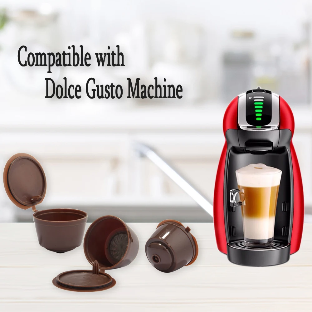 Reusable Coffee Capsule Filter Cup for Models Refillable Filters Baskets Pod Cafe Capsules