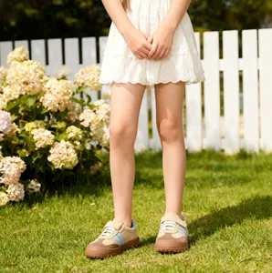 Babyhappy New Style HIgh Quality Kids Protective Wide Cap Toe Box Ergonomic Design Barefoot Shoes Sneakers for Kids Children