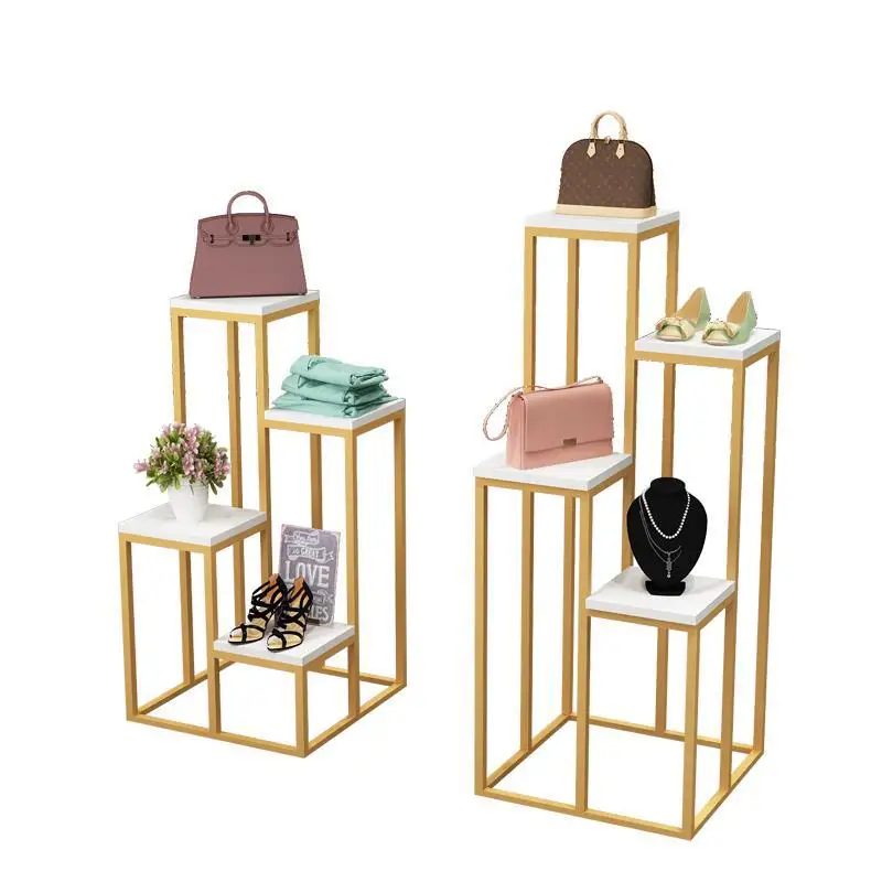 Source Luxury Retail Shops Counter Display Set For Shoes Wallet