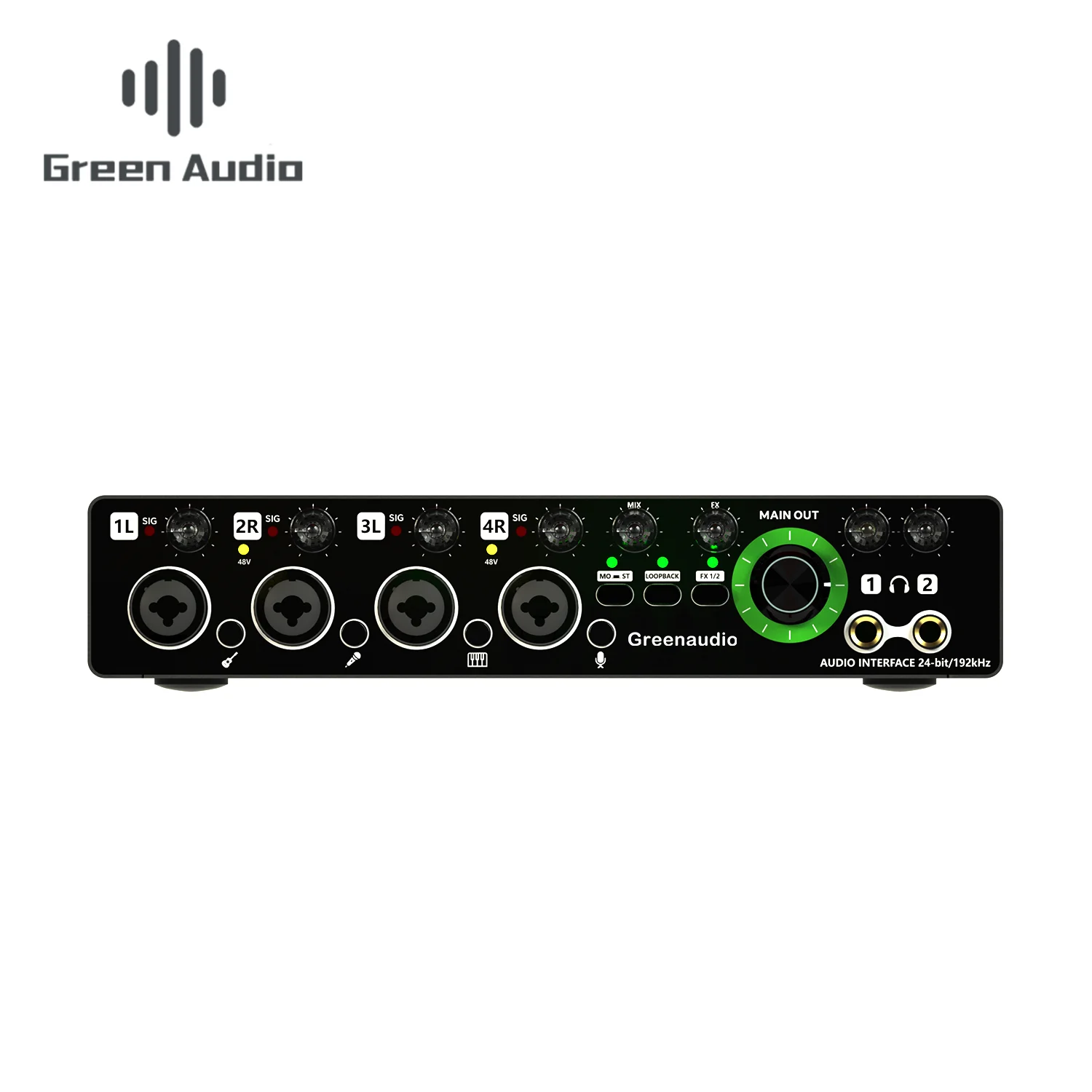 GAX-MD44 4 Channel Audio Sound Card for Podcast Recording