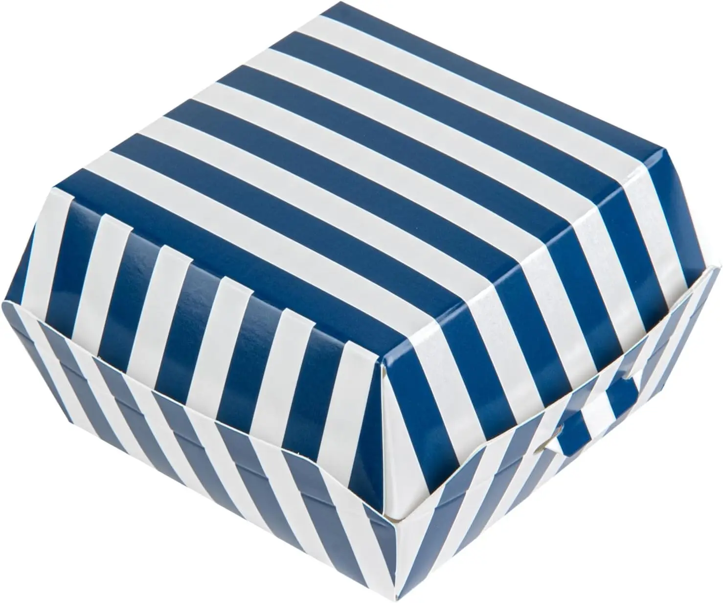 Custom Fast Hamburger Takeaway Food Packaging Pillow Shawarma Clamshell Paper Burger Box Packaging