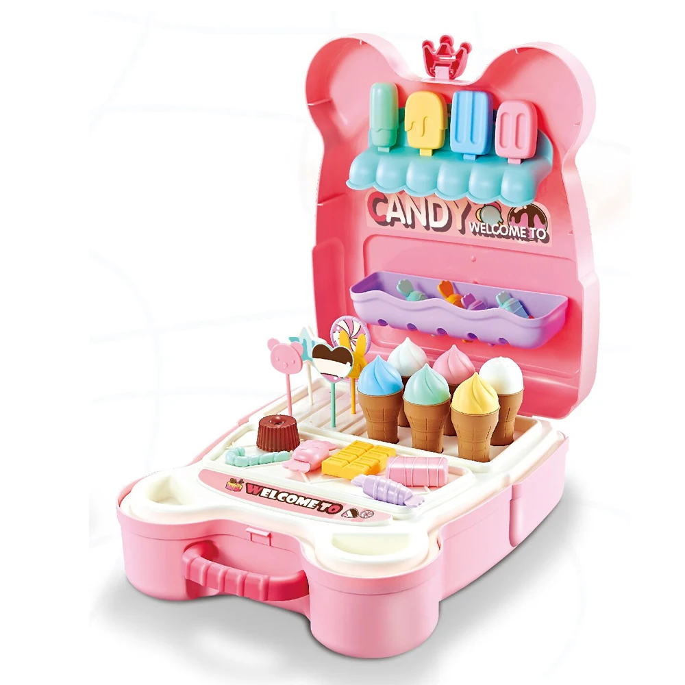 Хит продаж, детский деревянный кухонный рюкзак с подсветкой для девочек