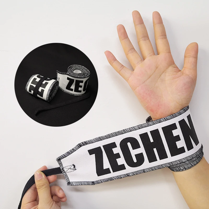 Weight Lifting Wraps Wrist Straps High Quality Cotton Crossfit Wrist Wraps Wrist Support