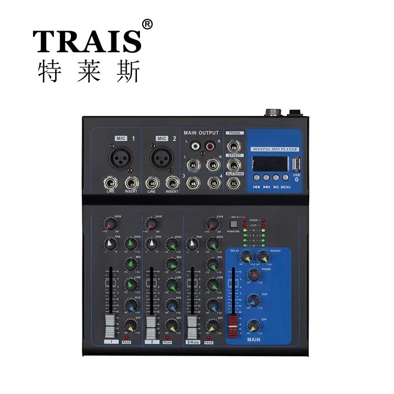 F4 Audio Mixer Channels for Karaoke and Stage Performance