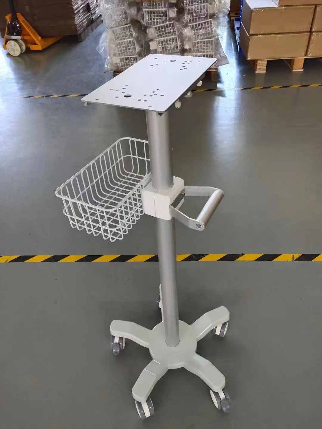 Factory Cheap Price Patient Monitor Trolley Both for Hospital and Home