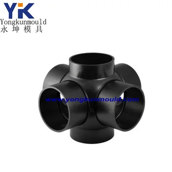 Plastic multi-pass PE pipe fitting mould