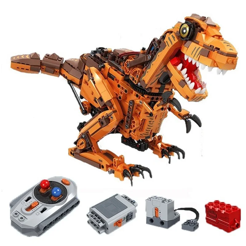 dinosaur brick set