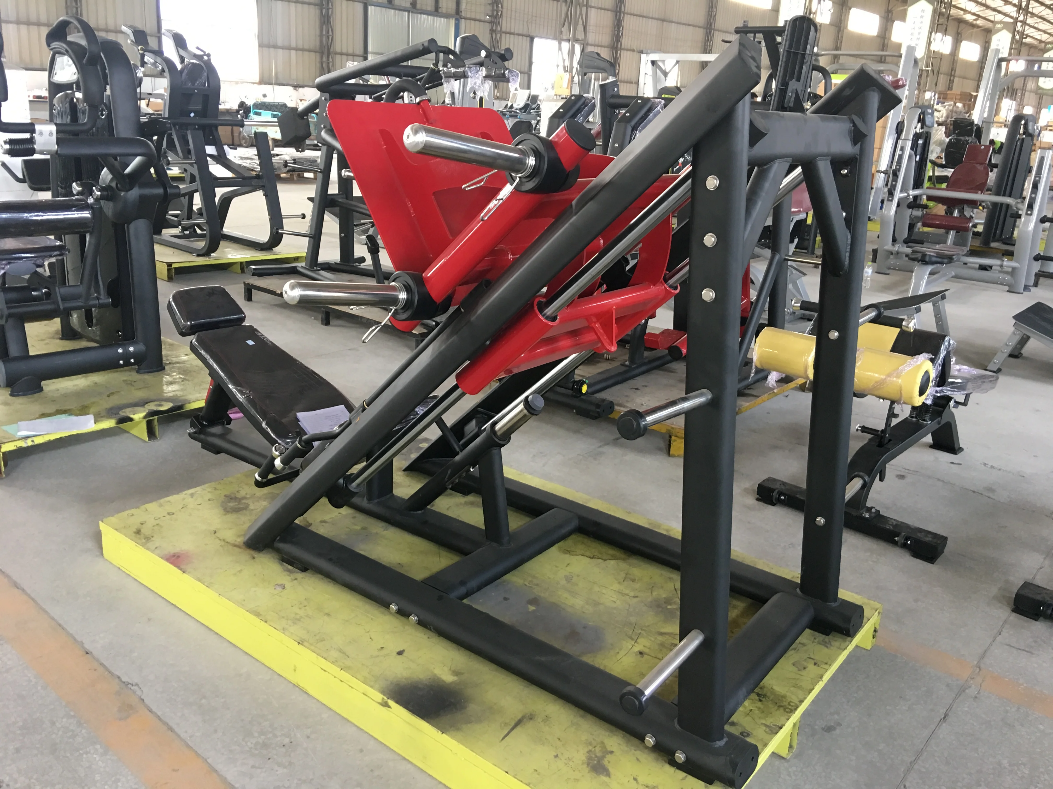 商用プレート搭載ジムマシンPL-56リニアレッグプレス機| Alibaba.com