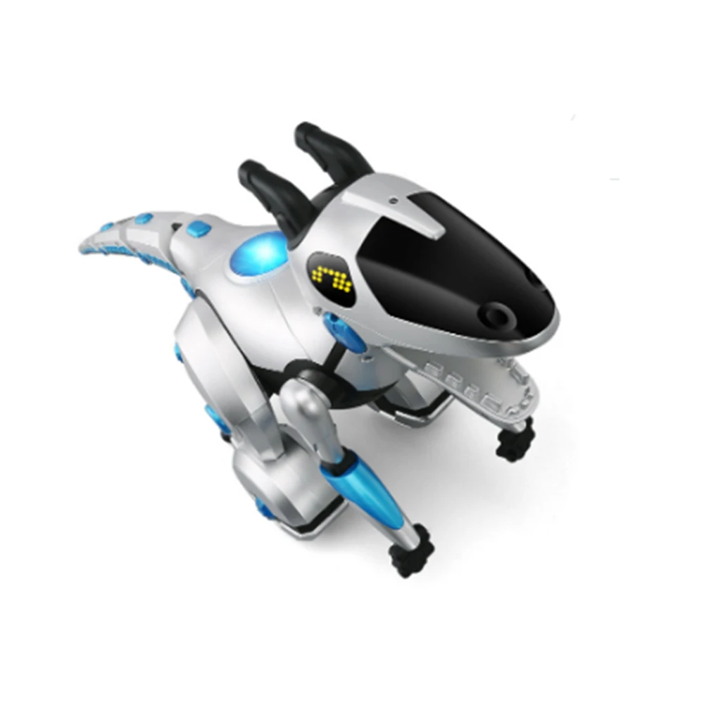 Newest Dinosaur Robot Remote Control Walking RC Robot Toy Interactive Dancing Singing Missiles Launching Intelligent Dino Robot
