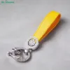 Chaîne argentée + jaune