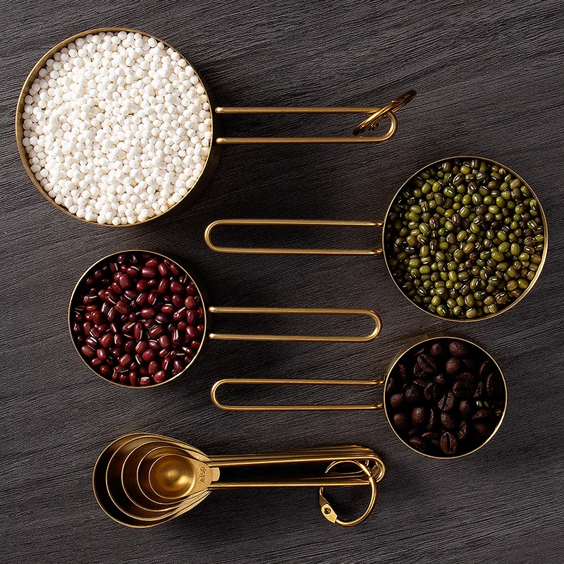 Measuring Cups Premium Stackable Kitchen Measuring Spoon Set Stainless Steel Measuring Cups and Spoons Set