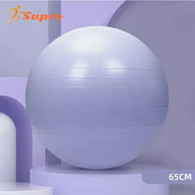 Supro New Hot Sales 65cm Multi-Color PVC Gym Workout Ball round Pilates & Yoga Ball with Soft Body Exercise Feature Anti-Burst