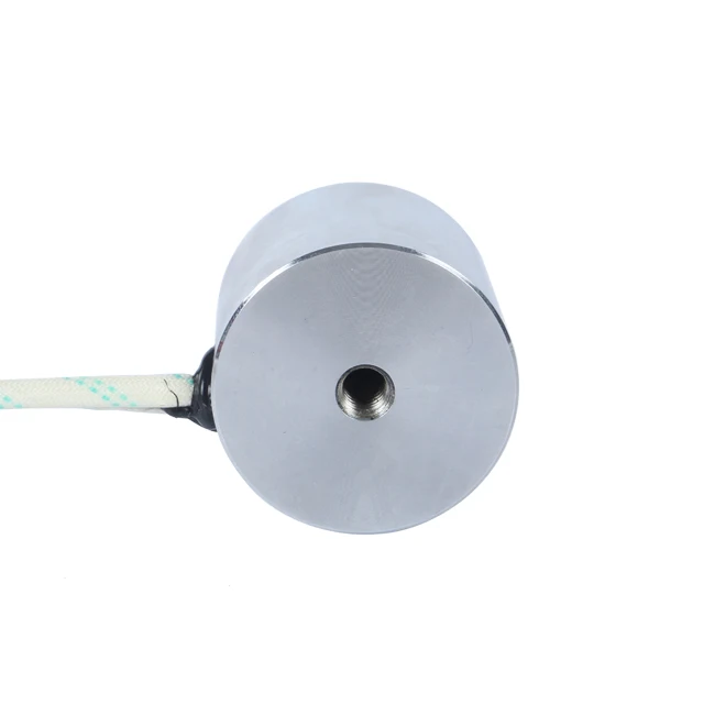 Diameter 35Mm 22Kg Circular Holding Mini Small Solenoid Electromagnet