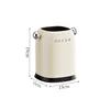 Popular small trash can in cream color