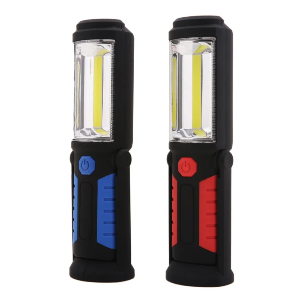 LED COB Inspection Lamp Work Light Flexible Rechargeable Hand Torch Magnetic 1pc 