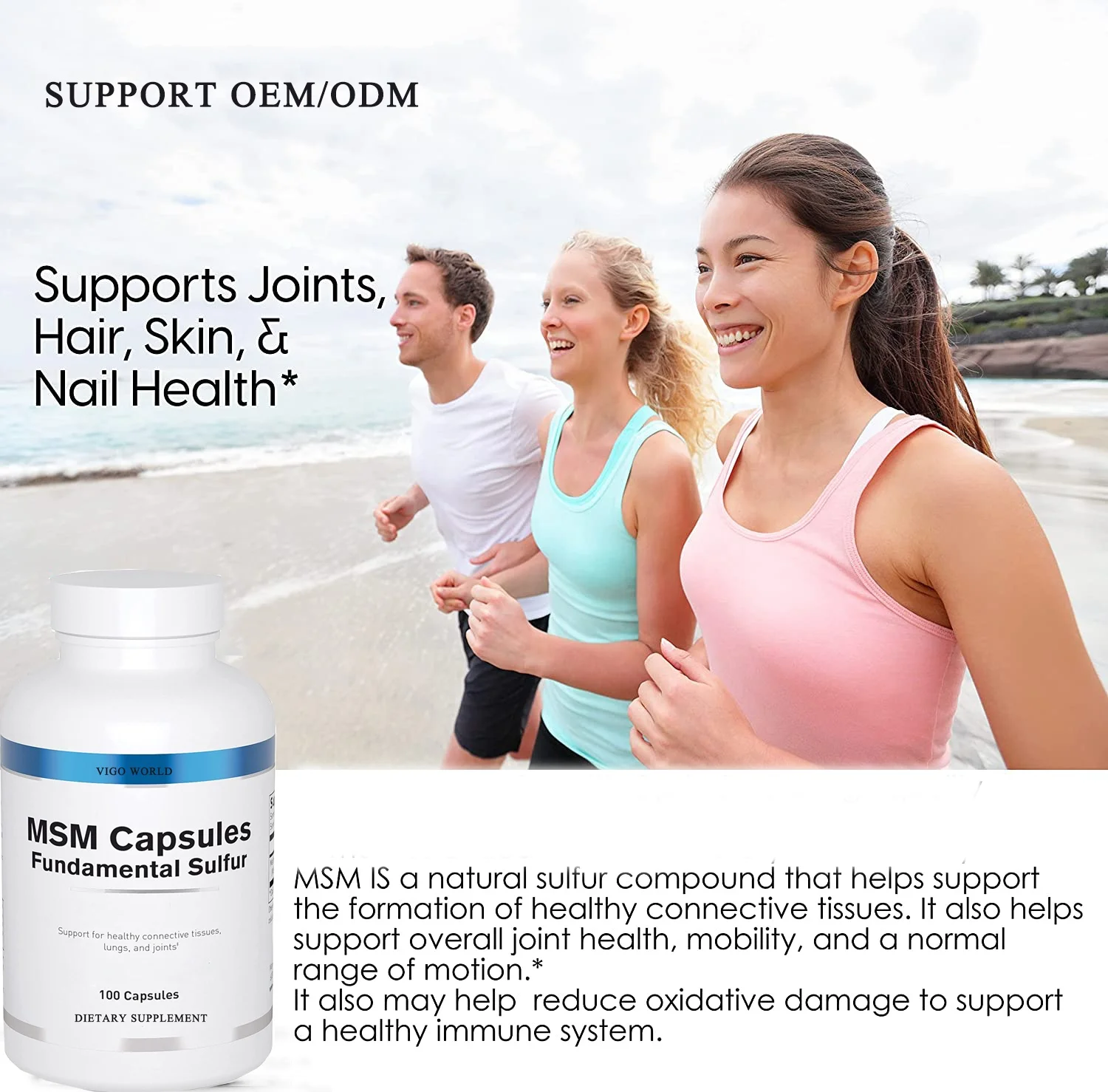 Msm Capsules 1000mg Methylsulfonylmethane Capsules Help Support Joints And Hair Growth Buy Msm