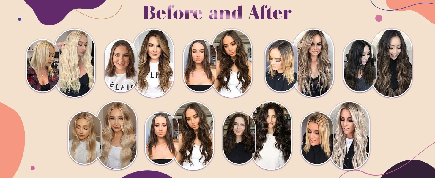 Extensions à chaud i-tip cheveux humains remy raides_voghion.com