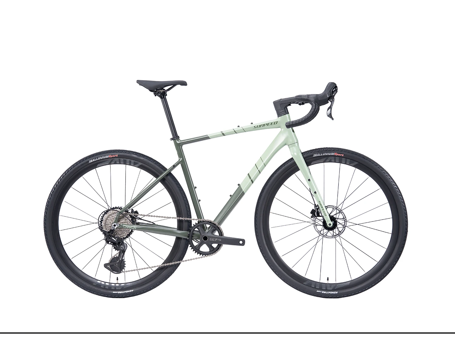 SUNPEED Ultralight Aluminium 700C Frame 13 Speed Sports Gravel Bike for Men
