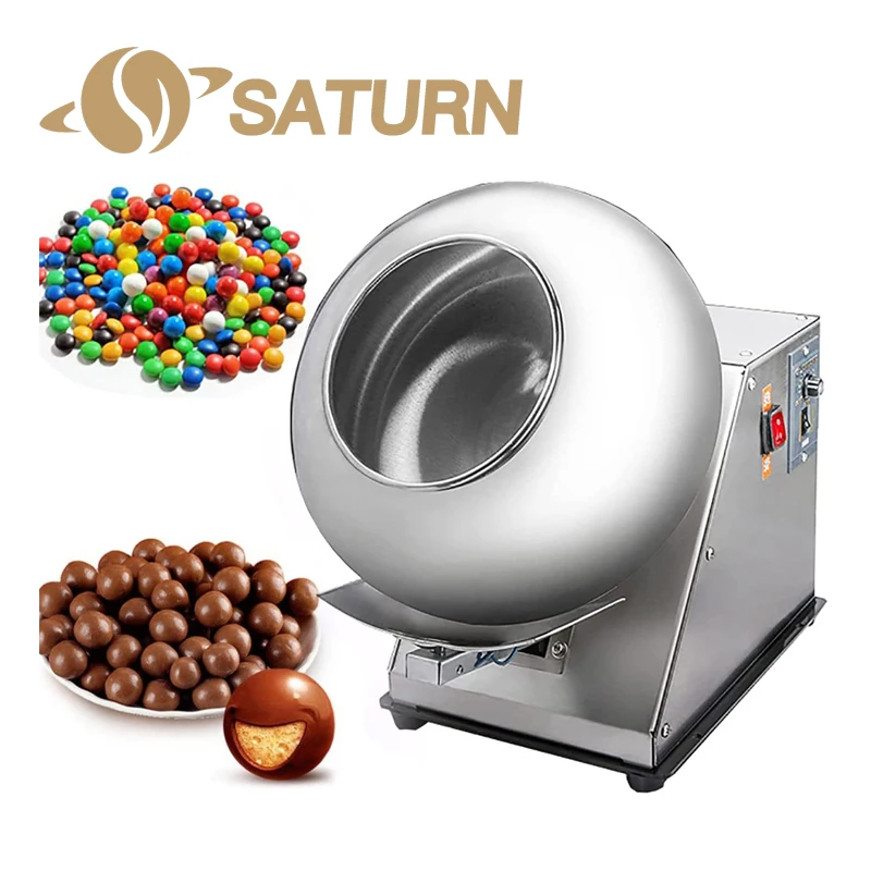 Low Price Electric Automatic with Spray System and Heater Simple Color Tablet Pan Coating Machine