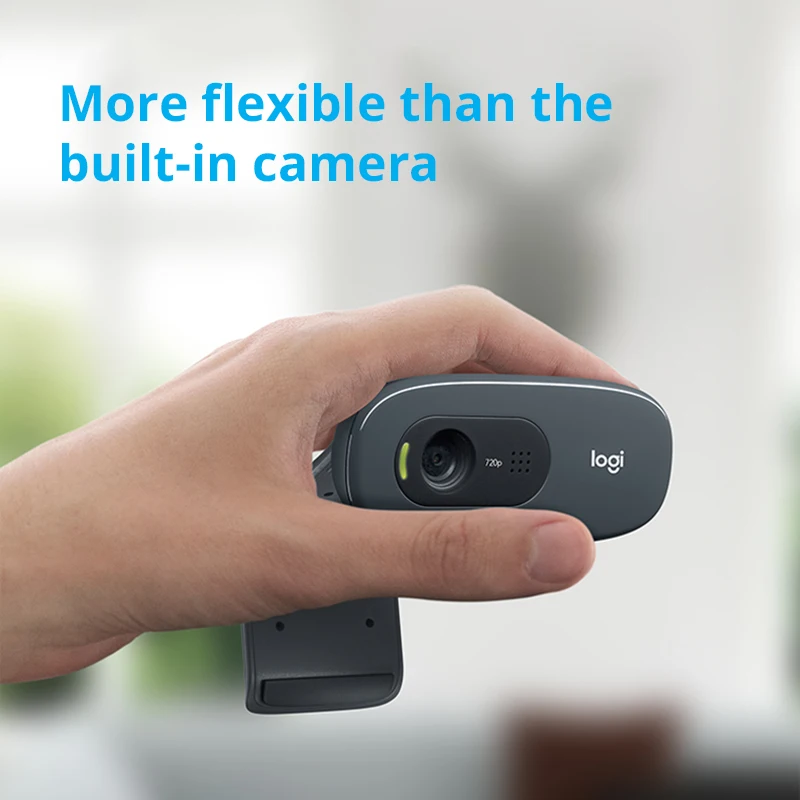 Wholesale Logitech C270 Hd Webcam Android Tv Box Free Driver 720p Usb Built-In Microphone Computer Laptop Pc Camera Video Webcam