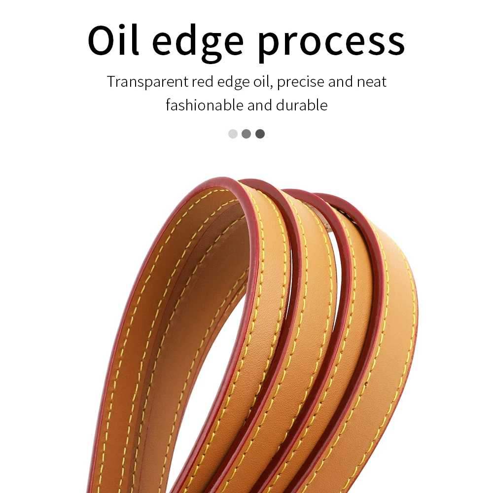 New Vachetta Leather Bag Shoulder Strap Tan Color With Different Sizes