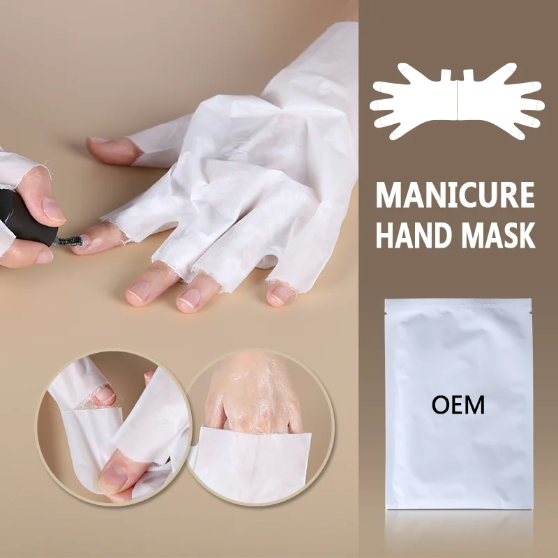 Anti-Aging Nourishing Therapy Nutrition Hydrating Nail Collagen Organic  Moisturizing Hand Mask Gloves