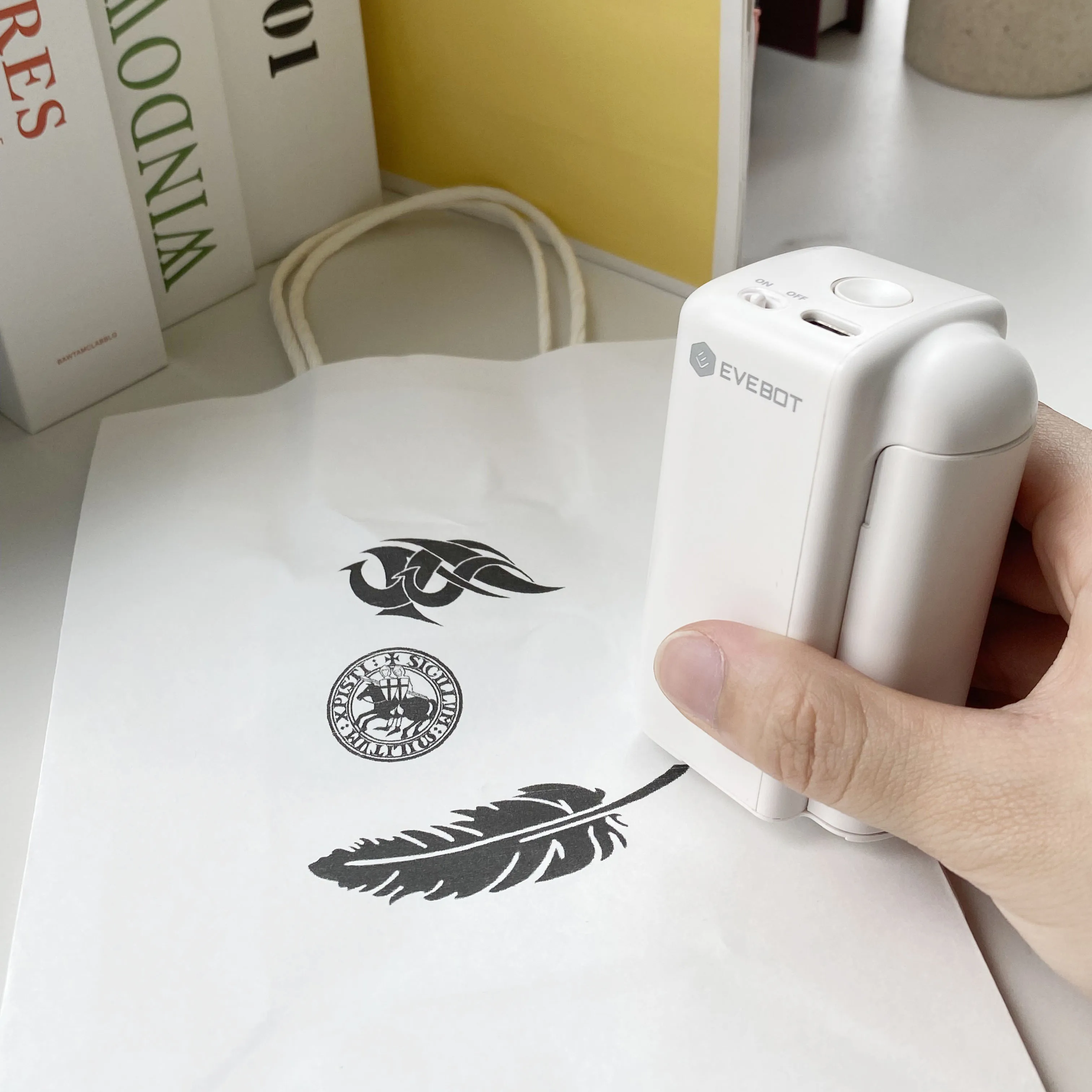 EVEBOT PrintPods Portable Handheld Inkjet Printer for Efficient