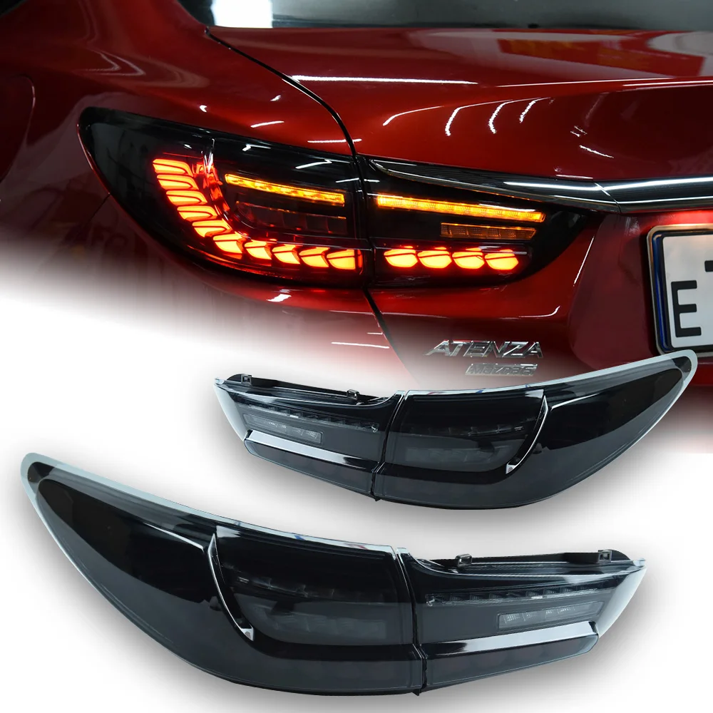 Auto Rücklicht Für Atenza LED Rücklicht 2013 18 Mazda 6 Hinten Stoßstange  Licht Nebel Brems Blinker Laufende Licht Von 62,98 €