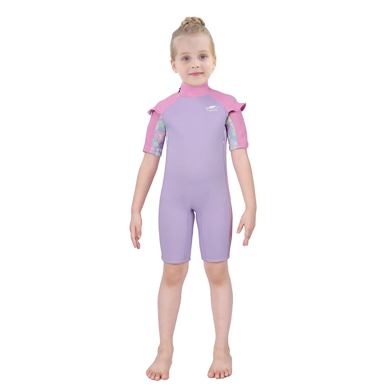 Gogokids Kids Wetsuit 2.5mm Thermal Rash Guard Sun Protection Diving Snorkelling Suit UV 50+