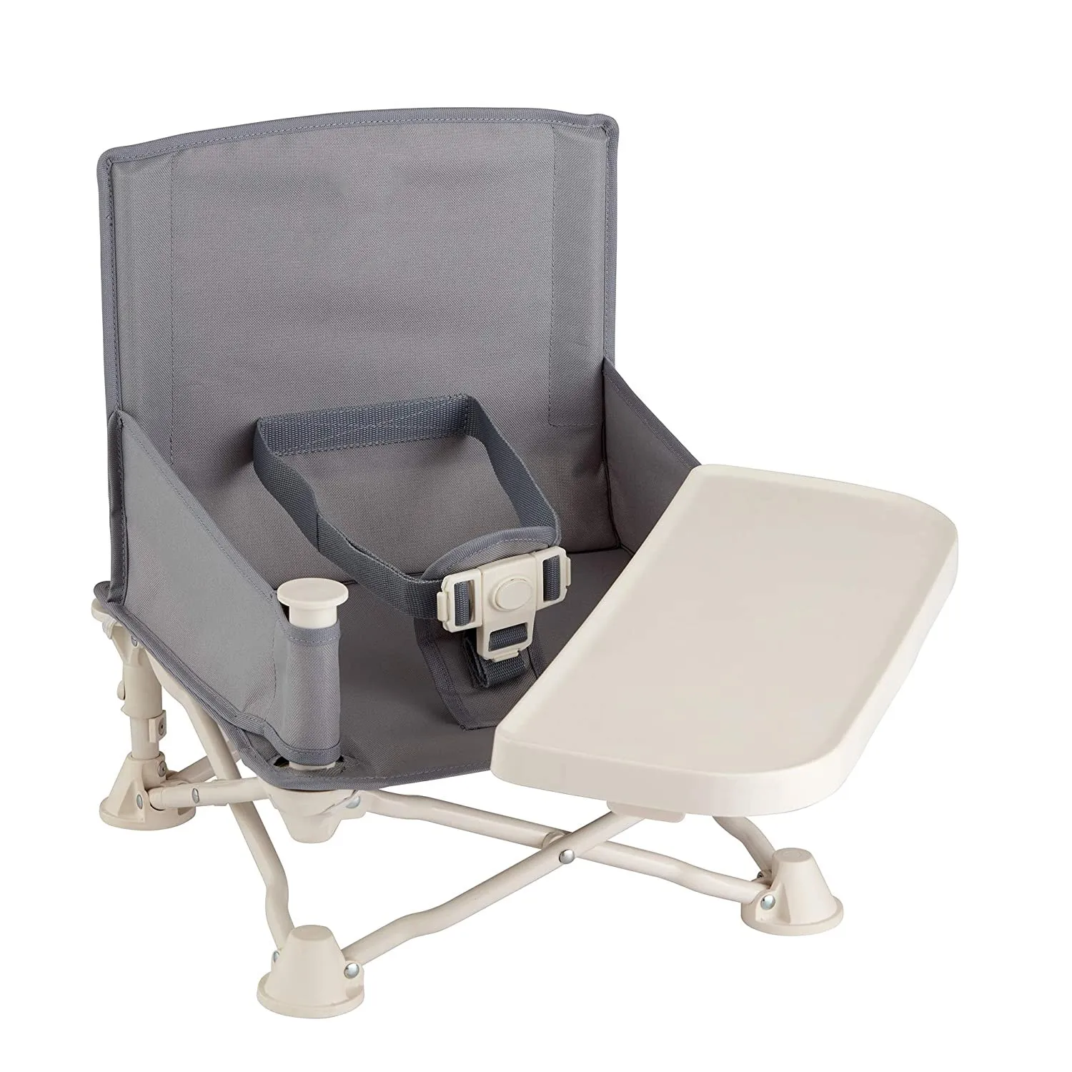 portable booster chair with tray