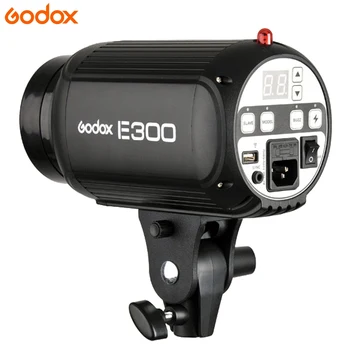 Godox E300 Studio Flash Light 300W Kit with Stand and Softbox Bag Video Lights Set Photography Studio Strobe Light 110V/220V