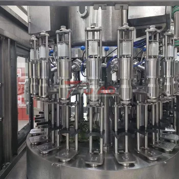 Fully automatic rotary load cell weighing type sunflower oil filling machine edible cooking oil filling machine manufacturer