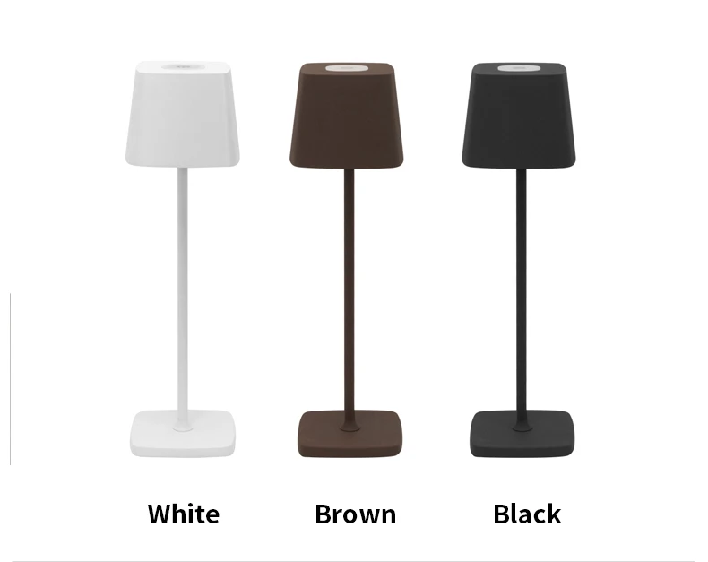 product modern european hotel restaurant decoration cordless rechargeable led table lamp romantic dinner light-38