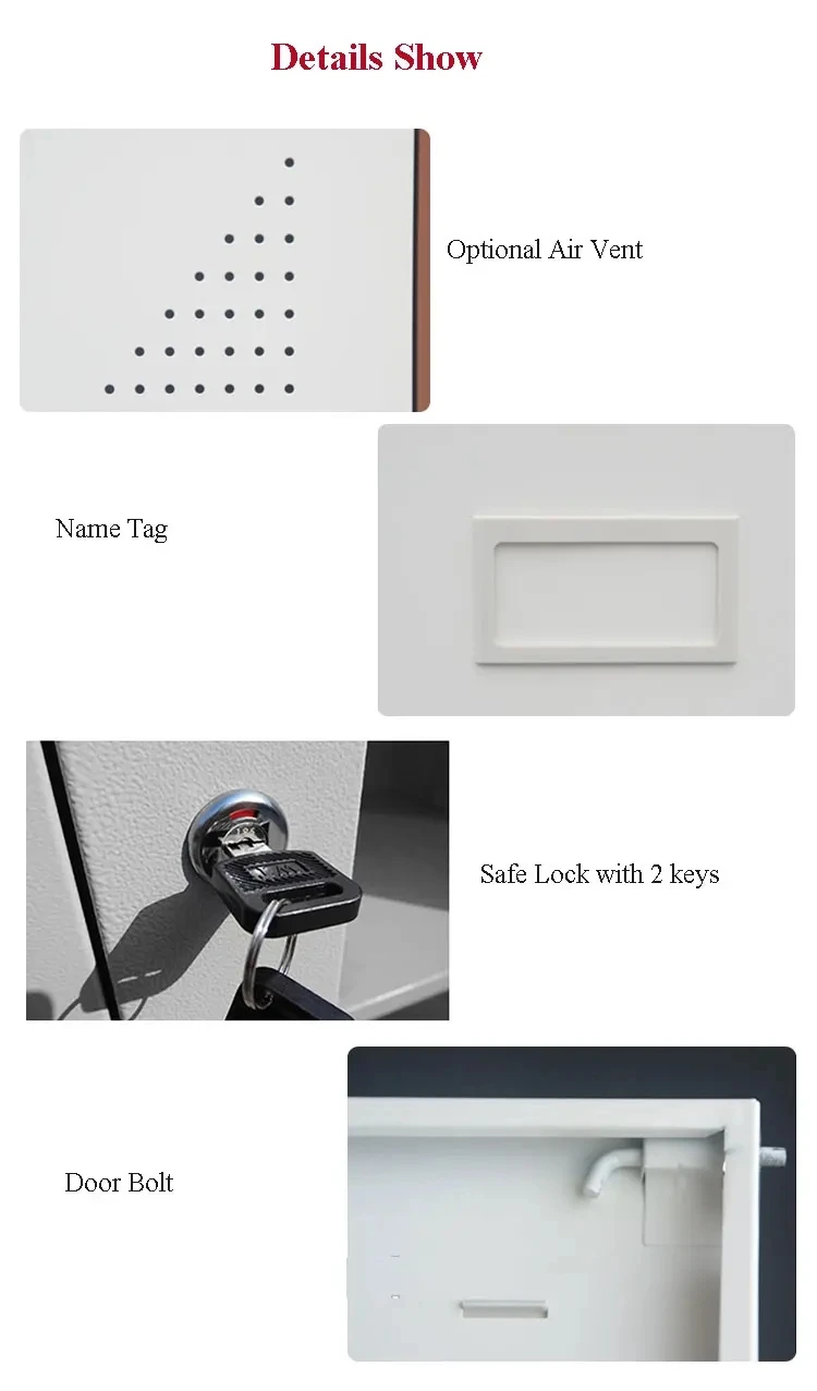 18 door steel storage cabinet lockers metal steel Gym Locker With Ventilation Holes luggage lockers for gym