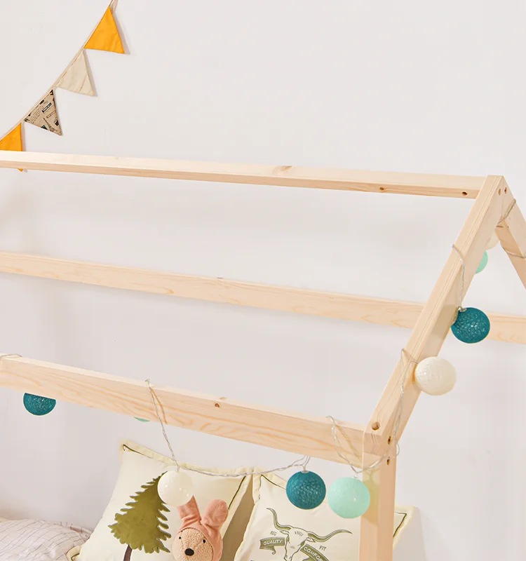 Sampo Kingdom Wholesale Newest Kids House Single Bed Toddler Bed With