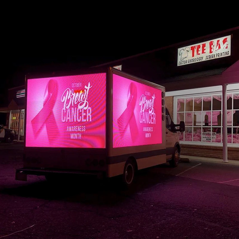 Full Color P6 Mobile Billboard Led Advertising Truck Led Box Moving Led Signage Display Outdoor