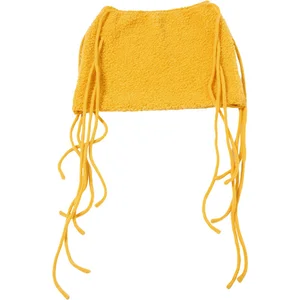 2026 Custom Clothing Brand Ladies Elegant Natural Waist Slim Fit Sexy Tassel Mini Skirt Summer