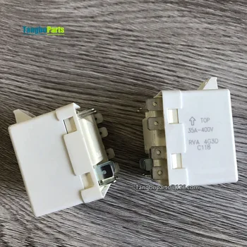 Relais De Démarrage Pour Compresseur RVA4G3D - Compatible Machine à Glaçons Et Réfrigérateur, 35A-400V, 3P 220V - Pièce Détachée 1 Pièce