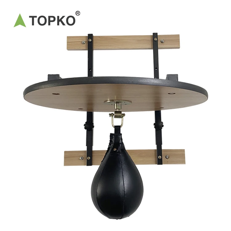 Topko Heavy Thick Wood Boxing Platform Adjustable Reflex Speed Ball