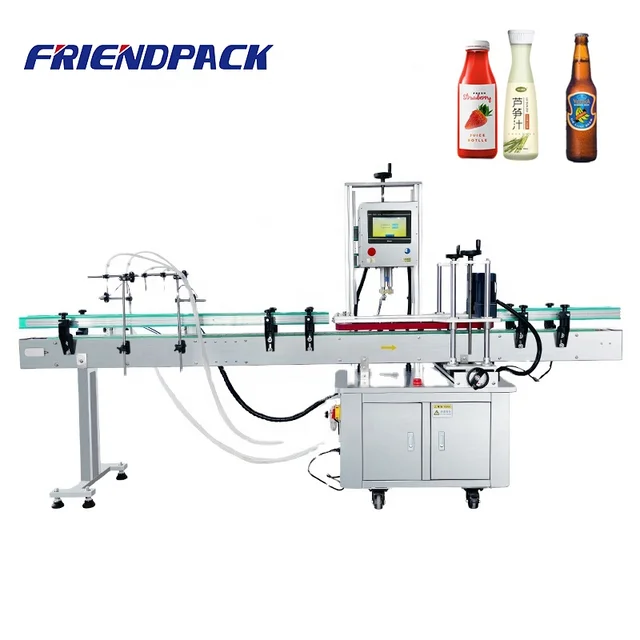 Automatic Filling and Capping Machine Line Vodka Wine small Bottle Packing Mineral Pure Making Water Filling and Capping Machine