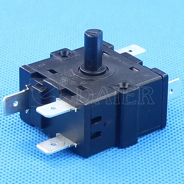 RT2 Series Rotary Control Switch 2/3/5/6 Pole 2/3/4/5 Position Rotary Selector Momentary Switches 16A 250VAC