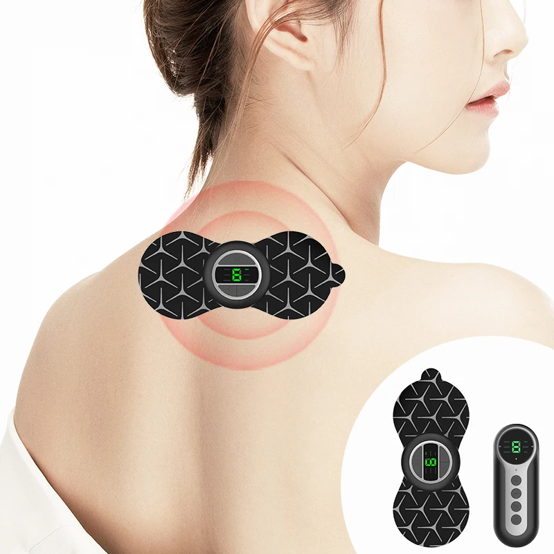 Wireless EMS Shiatsu Neck and Shoulder Tapping Massager Health Gift for Family