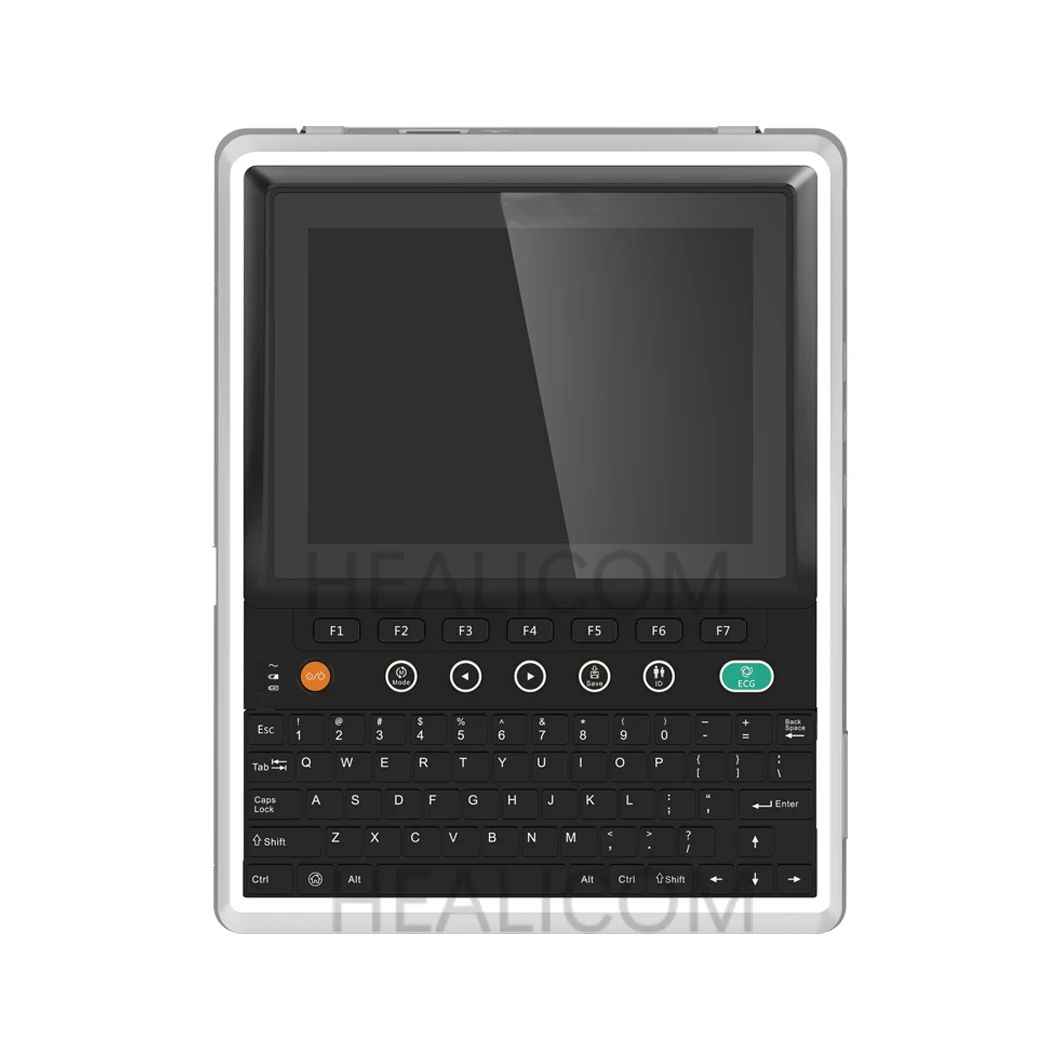 HE-12B 12 Channel 12 Leads Big Touch Screen Digital Electrocardiogram ECG Machine details