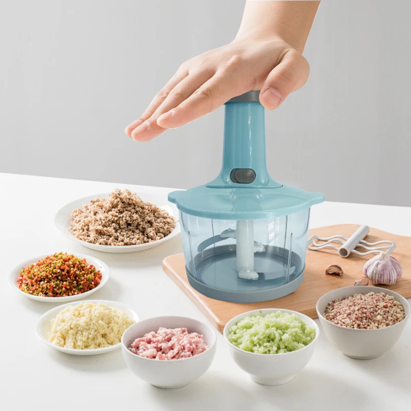 multifunction manual vegetable chopper hand press