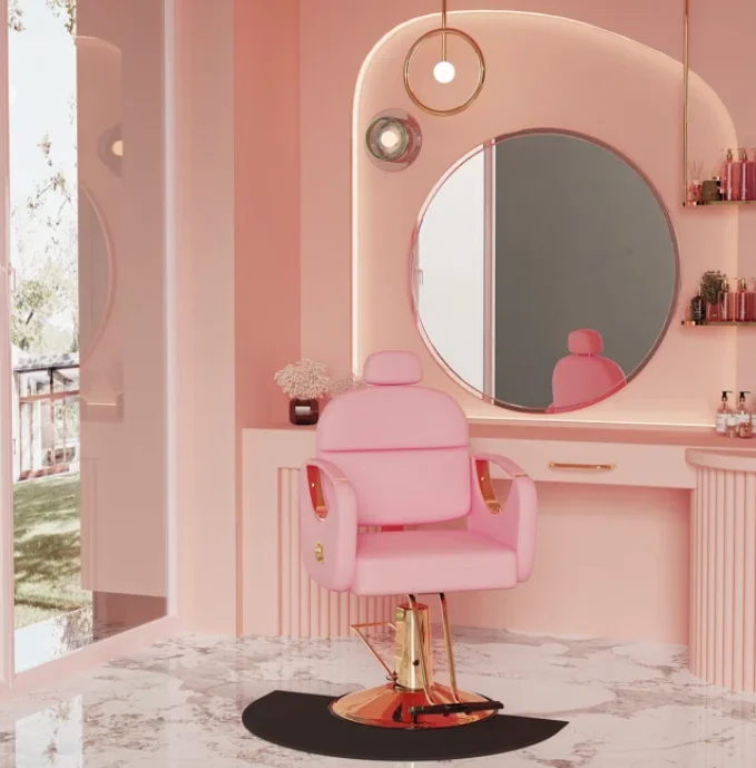 美容室用化粧椅子ピンクのサロンチェア| Alibaba.com