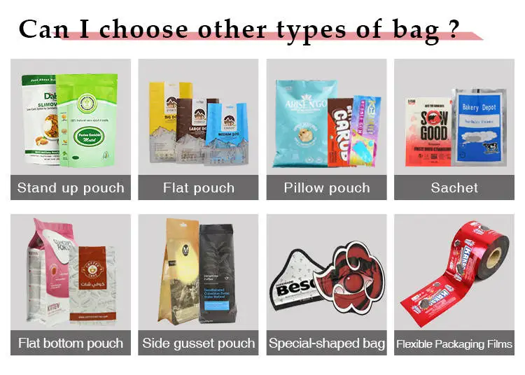 Eco Friendly Customized Print 100g Packaging Bag recyclable Stand Up Pouch Kraft Paper tea Coffee bag