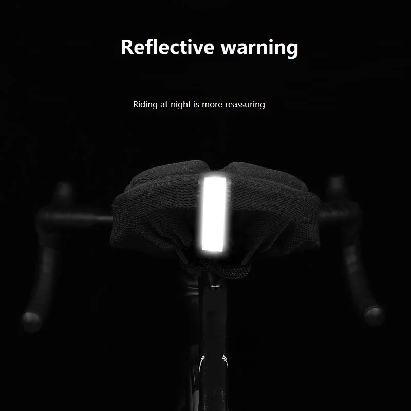 Bicycle Cushion Cover Road Bike Shock Absorbing Reflective Eva Seat