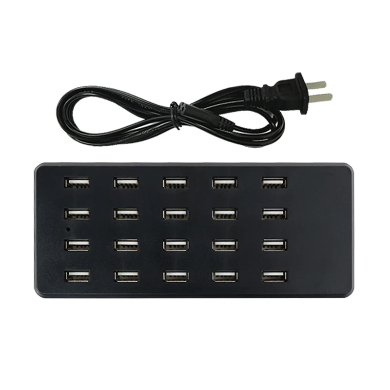 Plastic Industrial Usb Multiport Charger Block 20-multiport Usb Phone Charging Station